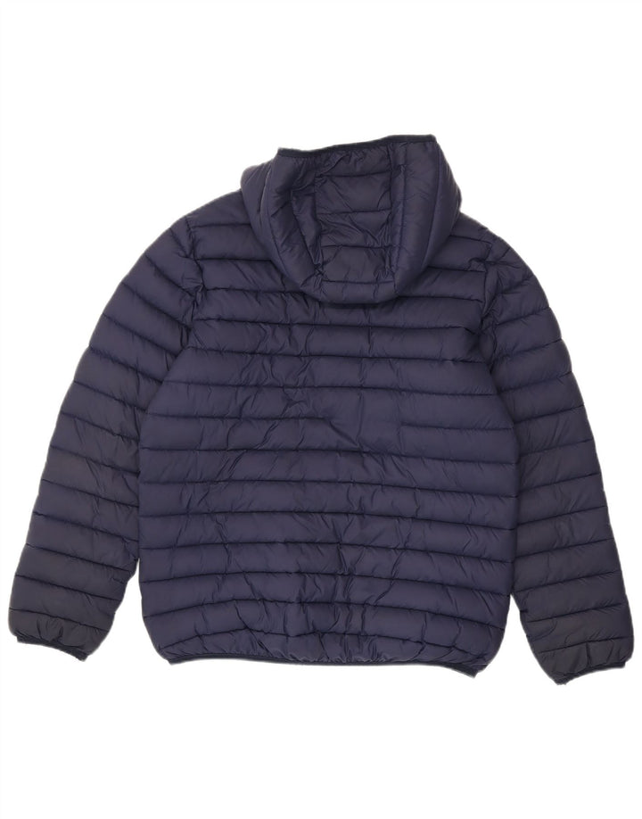 Berghaus Boys Hooded Padded Jacket 14-15 Years Navy Blue Polyester
