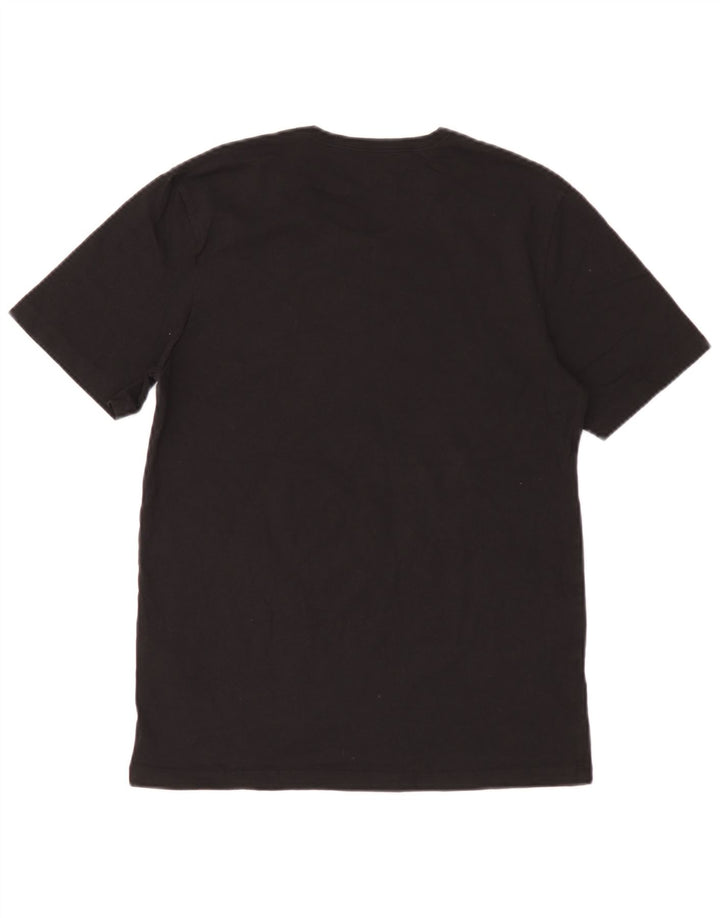 Hugo Boss Mens T-Shirt Top Medium Black Cotton