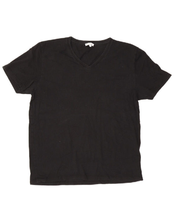 Мужская футболка Reiss Top XL, черный хлопок