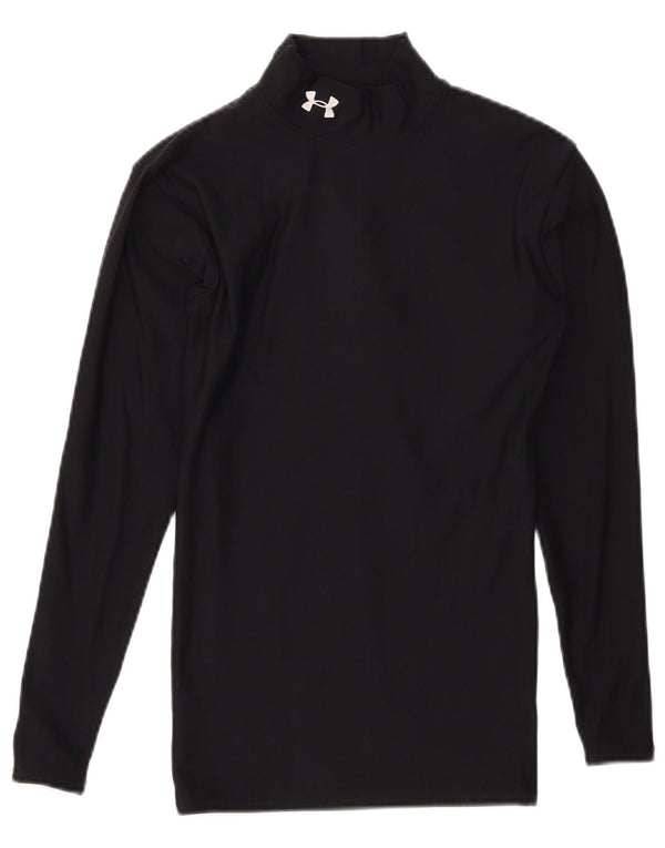 Under Armour Cold Gear Top Manches Longues Homme Noir Petit Polyester