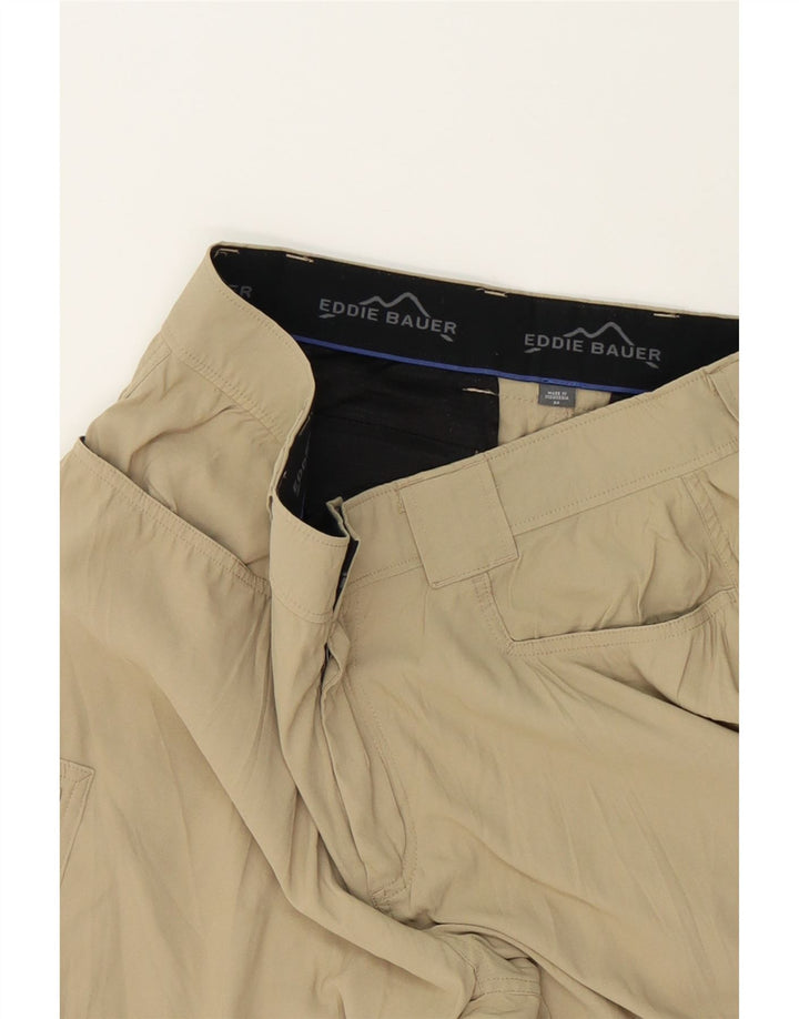 EDDIE BAUER Mens Cargo Shorts W34 Large Beige Nylon Vintage Eddie Bauer and Second-Hand Eddie Bauer from Messina Hembry 