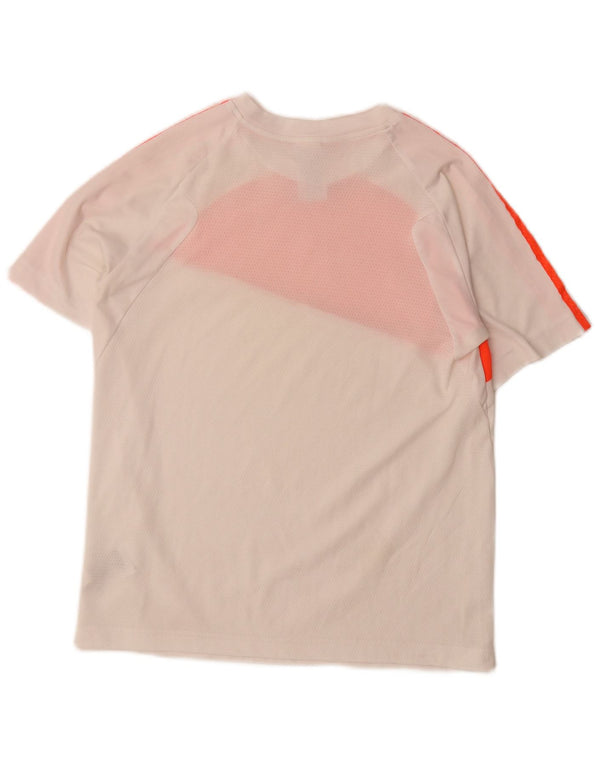 Camiseta Adidas Meninos Graphic 13-14 Anos Branco Colorblock Poliéster