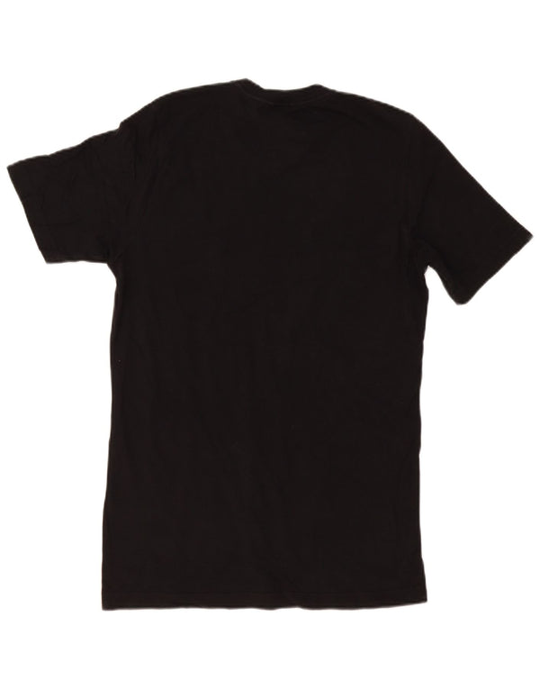 Adidas Mens Graphic T-Shirt Top Small Black Cotton