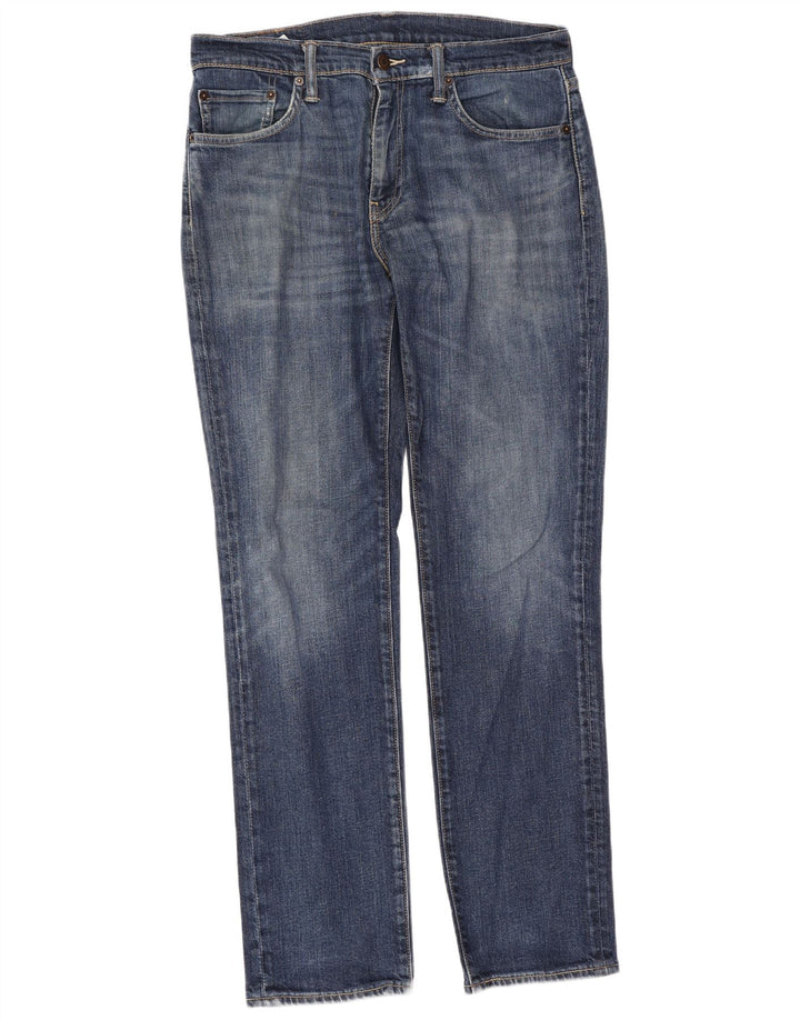 Levi's Uomo 511 Slim Jeans W32 L32 Cotone Blu