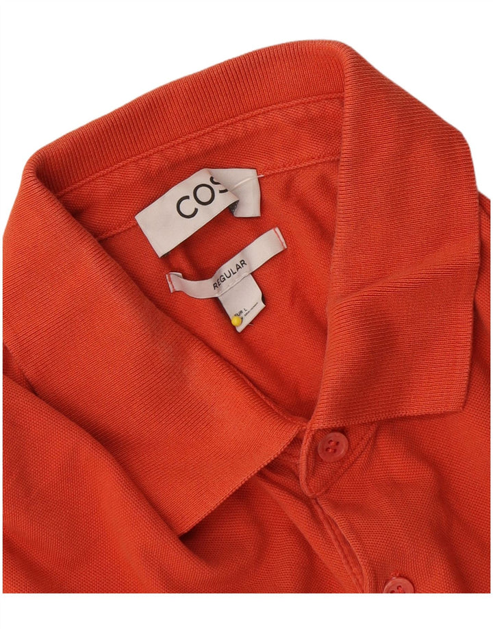 Cos Polo Regular Homme Grand Orange