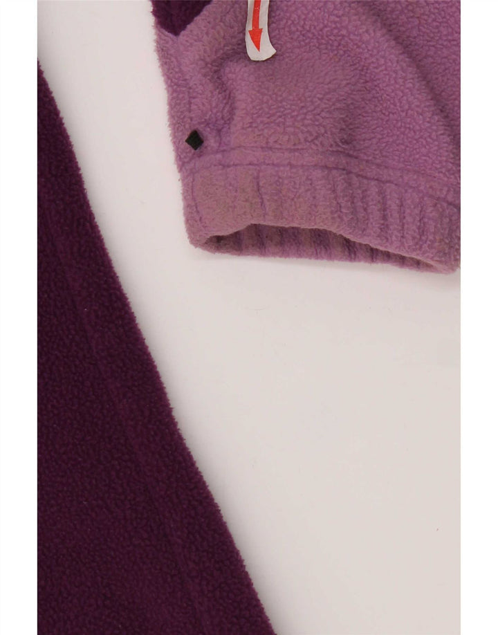 Sprayway Womens Liner Fleece Jacket UK 12 Medium Purple Colourblock