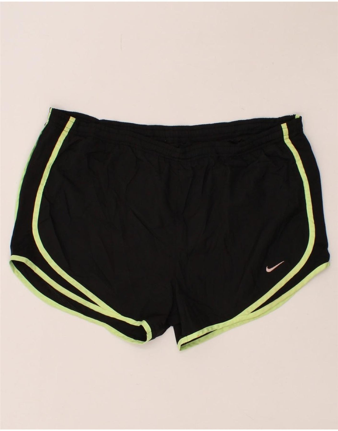 NIKE Womens Dri Fit Sport Shorts UK 14 Medium Black Polyester Vintage Nike and Second-Hand Nike from Messina Hembry 
