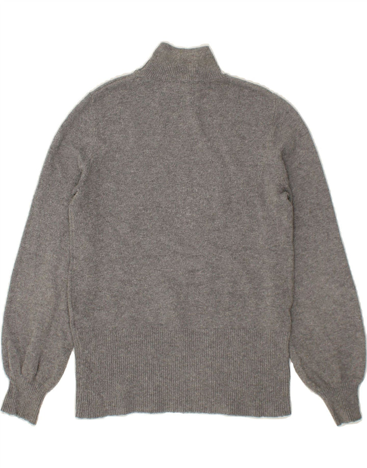 OASIS Womens Turtle Neck Jumper Sweater UK 10 Small Grey Polyester Vintage Oasis and Second-Hand Oasis from Messina Hembry 