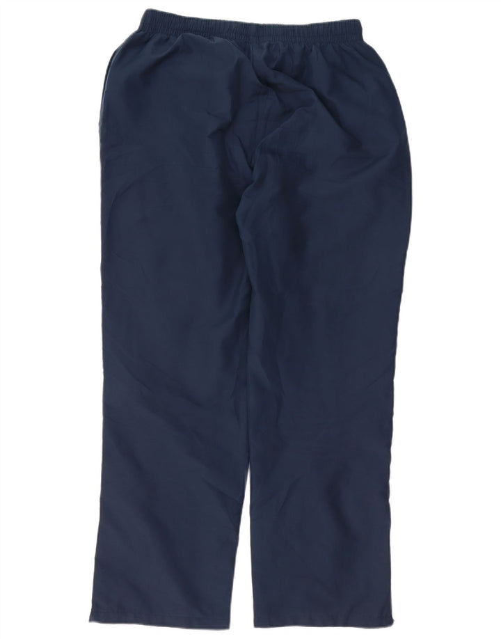 Asics Mens Tracksuit Trousers Large  Navy Blue Polyester