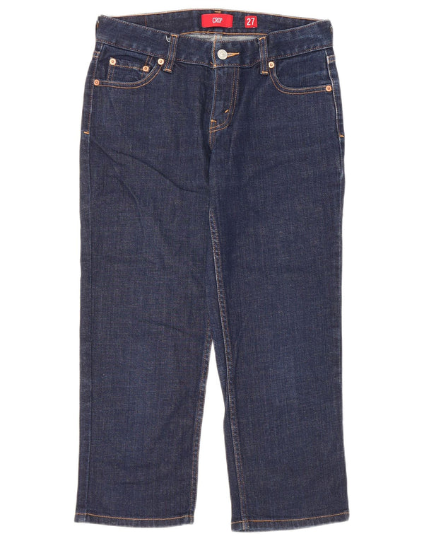 Jeans cropped Capri da donna Levi's W27 L22 cotone blu navy
