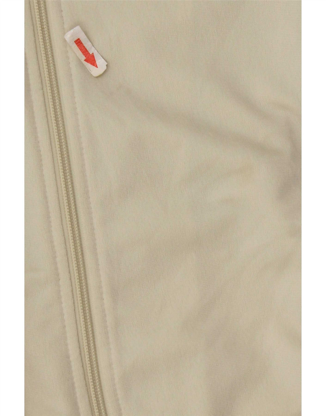 Asics Mens Tracksuit Top Jacket Medium Beige Colourblock Polyester