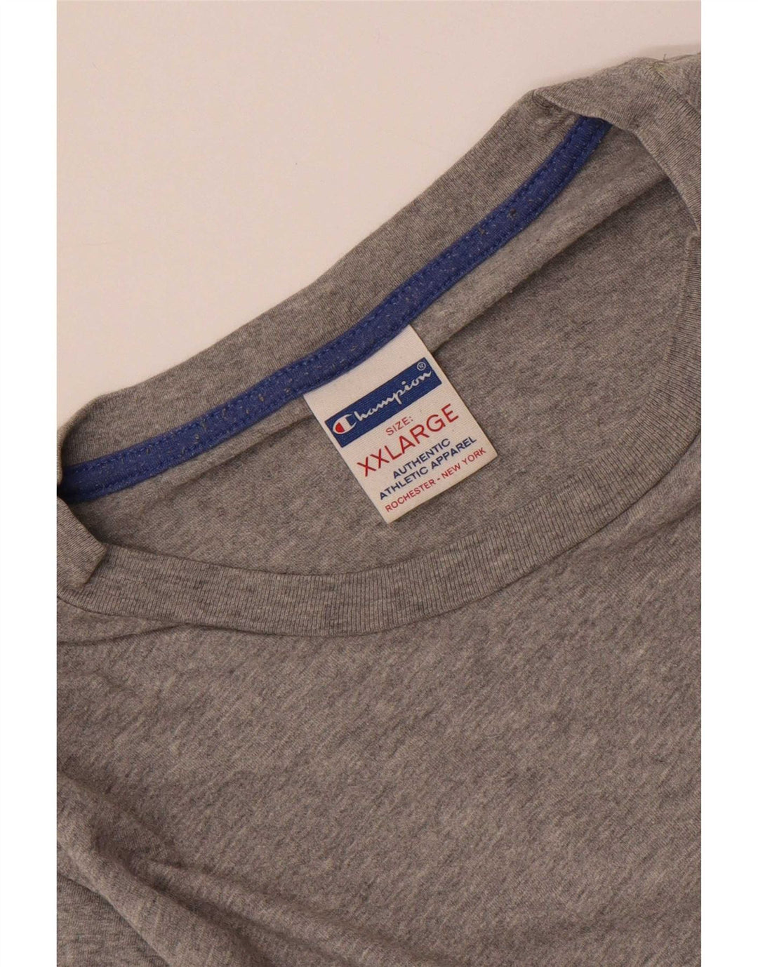 Champion Mens T-Shirt Top 2XL Grey