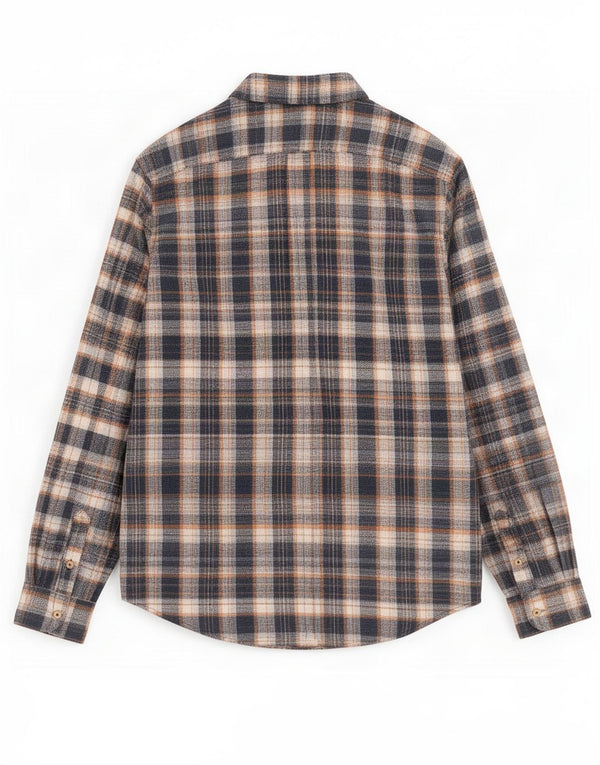 Camicia da uomo in flanella Ben Sherman a quadri blu grandi