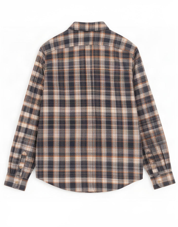 Ανδρικό φανελένιο πουκάμισο Ben Sherman, μεγάλο μπλε καρό