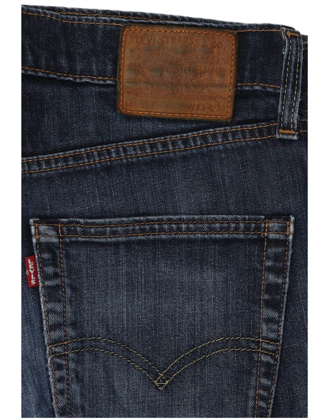 Levi's Mens 514 Straight Jeans W31 L28 Navy Blue