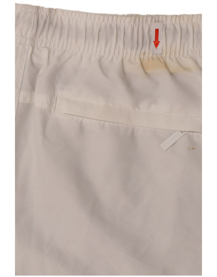 Calvin Klein Mens Graphic Swimming Shorts Medium White Colourblock
