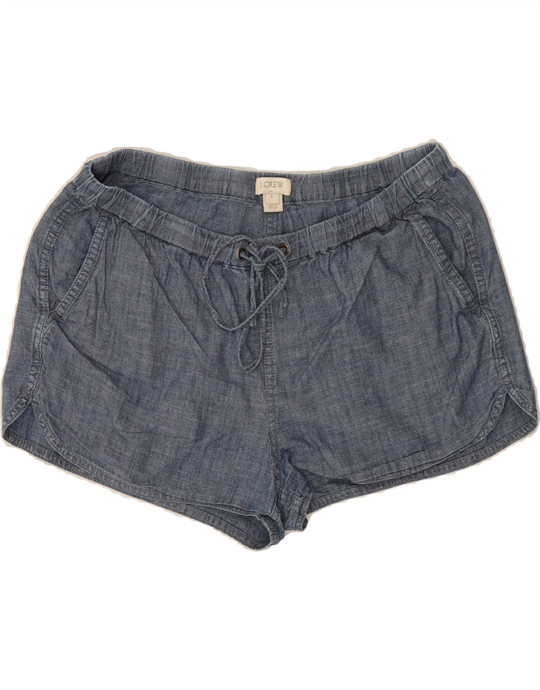 J. CREW Womens Hot Pants UK 10 Small Blue Cotton Vintage J. Crew and Second-Hand J. Crew from Messina Hembry 