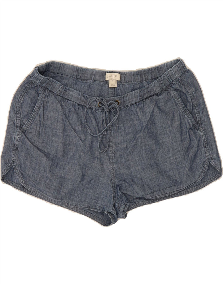 J. CREW Womens Hot Pants UK 10 Small Blue Cotton Vintage J. Crew and Second-Hand J. Crew from Messina Hembry 