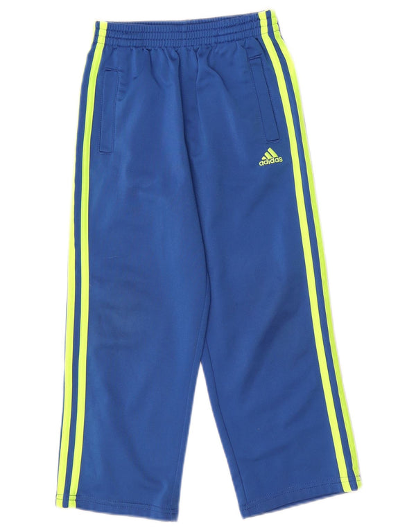 Pantalon de survêtement Adidas garçon 4-5 ans bleu polyester