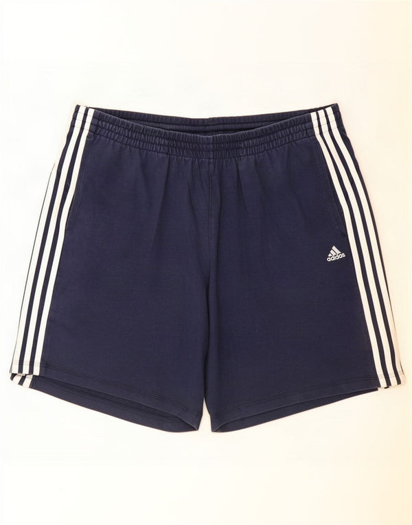 Pantaloncini sportivi Adidas Climalite da uomo XL in cotone blu navy