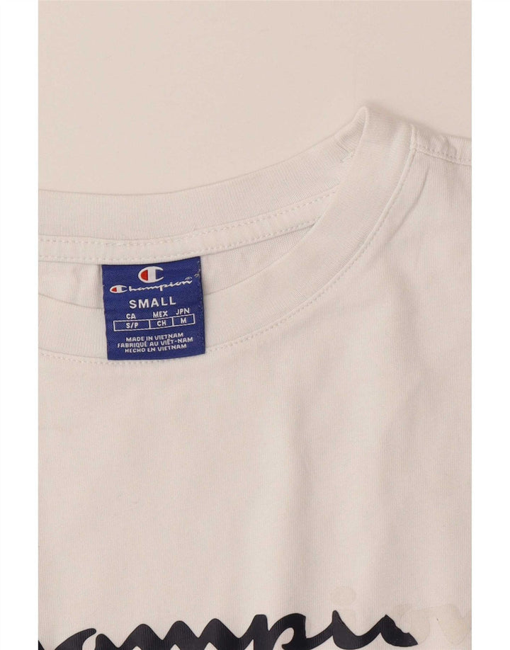 Champion Camiseta Gráfica para Hombre Top Pequeño Blanco