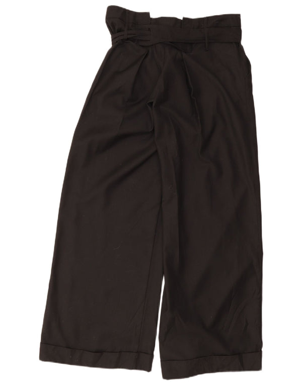Pantaloni casual Topshop pentru femei UK 12 Medium L32 L32 Poliester negru