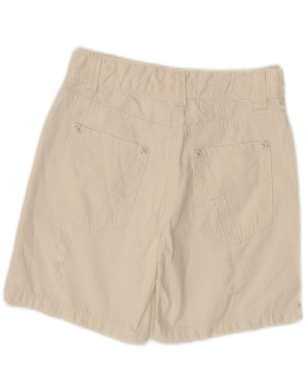 Pinko piger denim shorts 11-12 år store W26 hvid bomuld