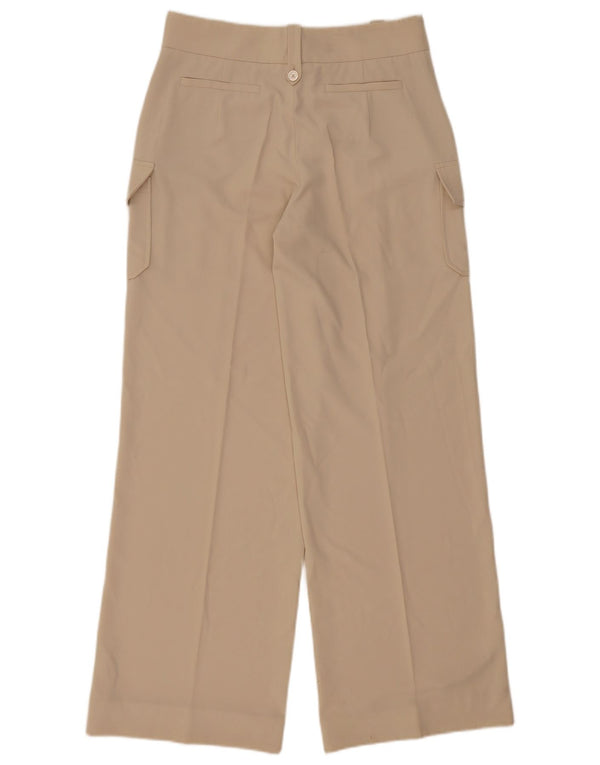Spodnie damskie Les Copains z wysokim stanem IT 42 Medium W32 L32 Beżowe