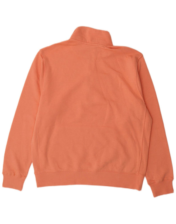 Nike Sweatshirt med lynlås til mænd Medium Orange Bomuld