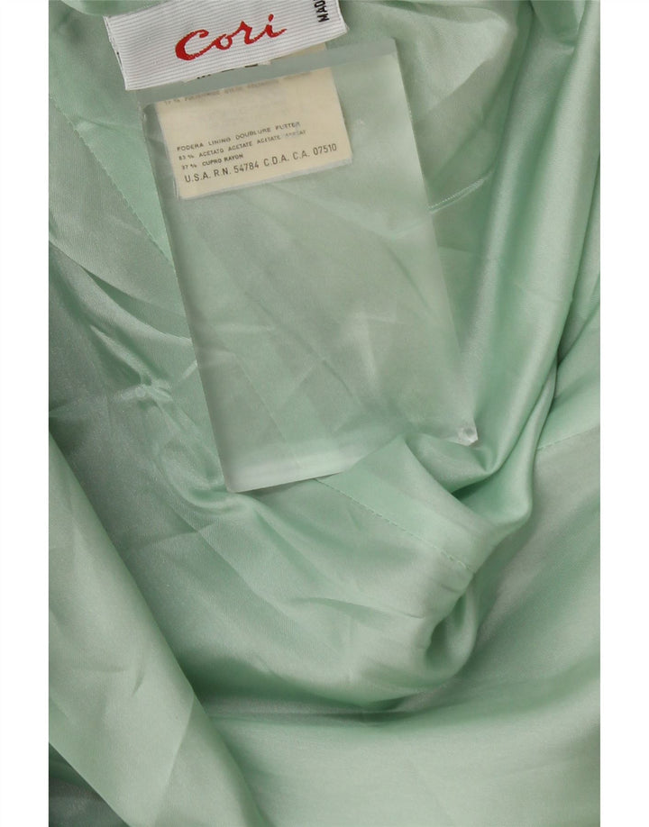 Vintage Womens 1 Button Blazer Jacket UK 18 XL  Green Wool