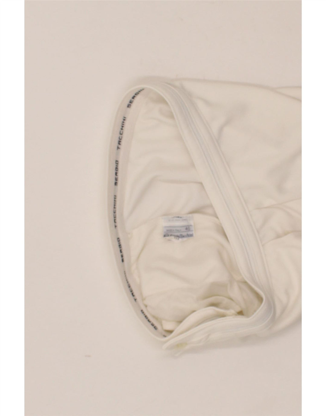 SERGIO TACCHINI Womens Sport Shorts IT 46 Large  White Polyester Vintage Sergio Tacchini and Second-Hand Sergio Tacchini from Messina Hembry 