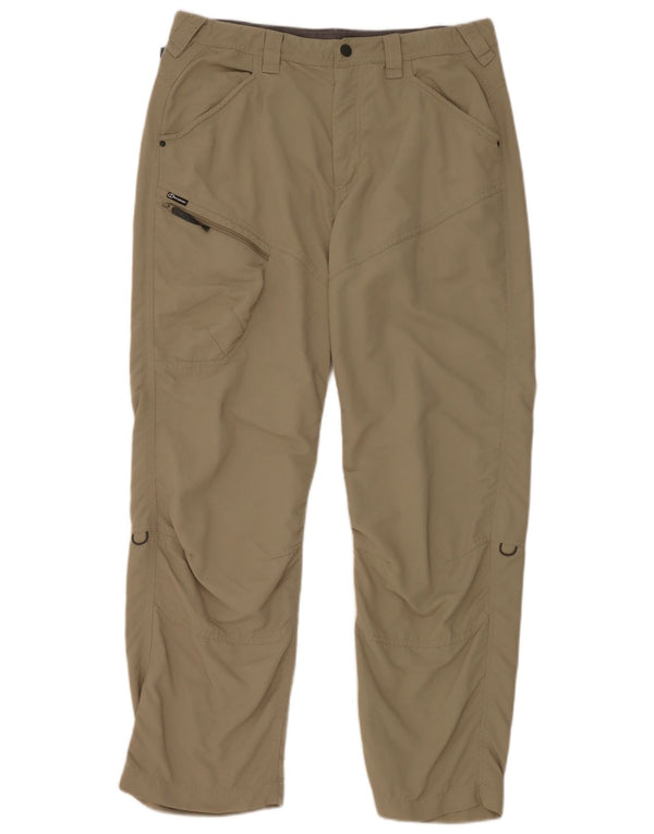 Berghaus Мужские прямые брюки карго W34 L28 хаки, нейлон