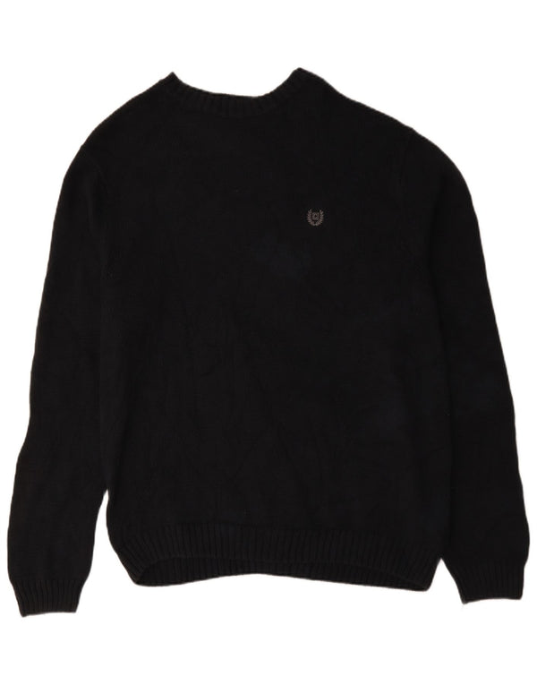 Chaps Herren-Pullover mit U-Boot-Ausschnitt, XL, marineblau, Baumwolle