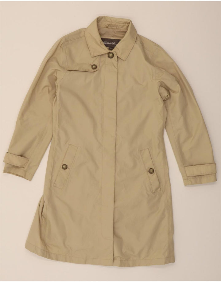EDDIE BAUER Womens Trench Coat UK 10 Small Beige Nylon Vintage Eddie Bauer and Second-Hand Eddie Bauer from Messina Hembry 