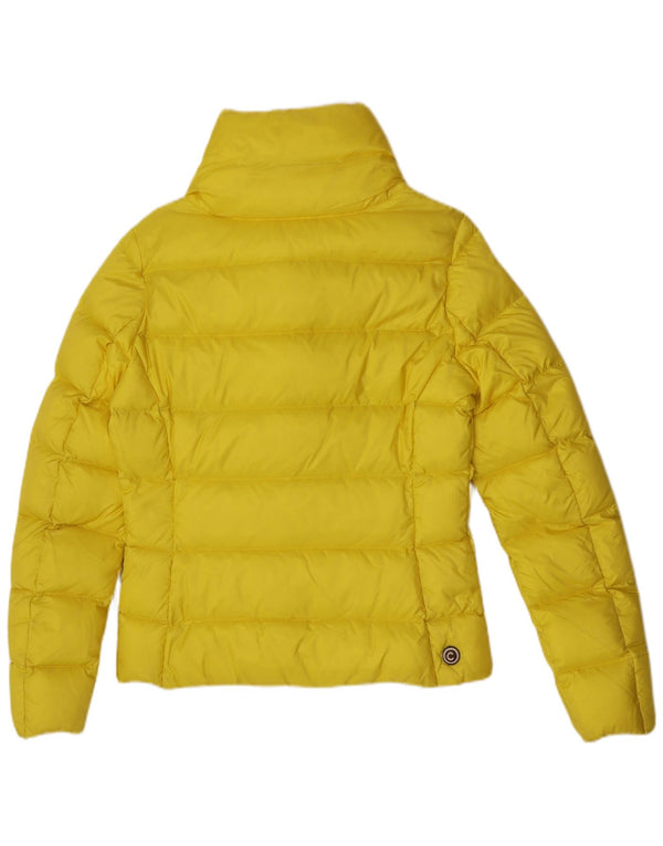 Colmar Womens Padded Jacket IT 42 Small Yellow Polyester