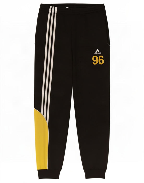 Pantaloni da tuta da uomo Adidas Joggers UK 36/38 Small Black Colourblock