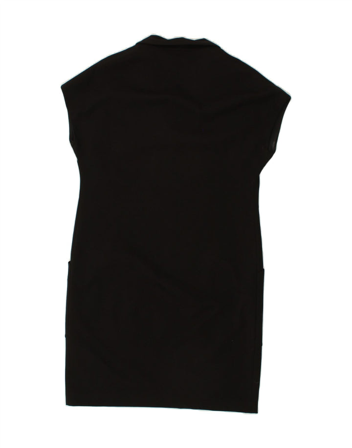 FENN WRIGHT MANSON Womens Short Sleeves Sheath Dress US 12 Large Black Vintage Fenn Wright Manson and Second-Hand Fenn Wright Manson from Messina Hembry 