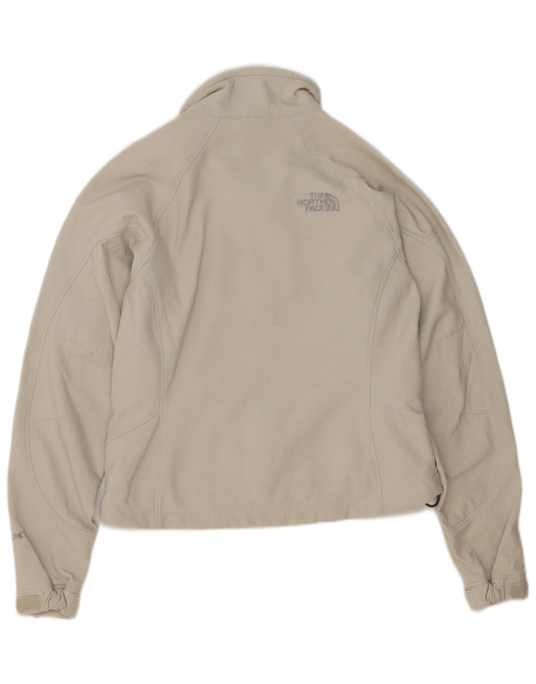 The North Face Damen-Trainingsanzug-Top-Jacke UK 6 XS Beige Nylon