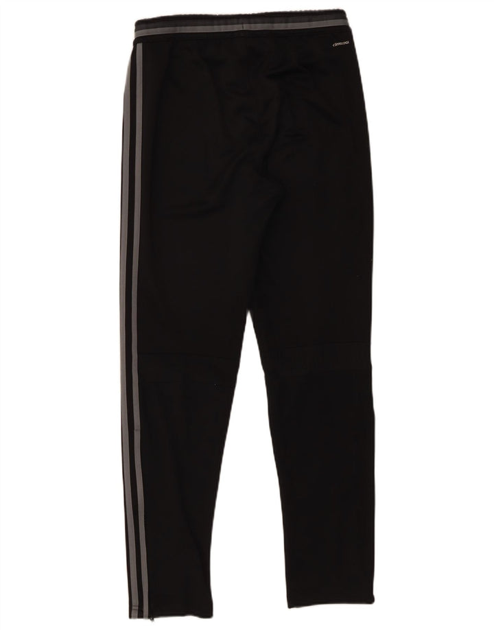 Adidas Boys Climacool Tracksuit Trousers 13-14 Years Black Polyester