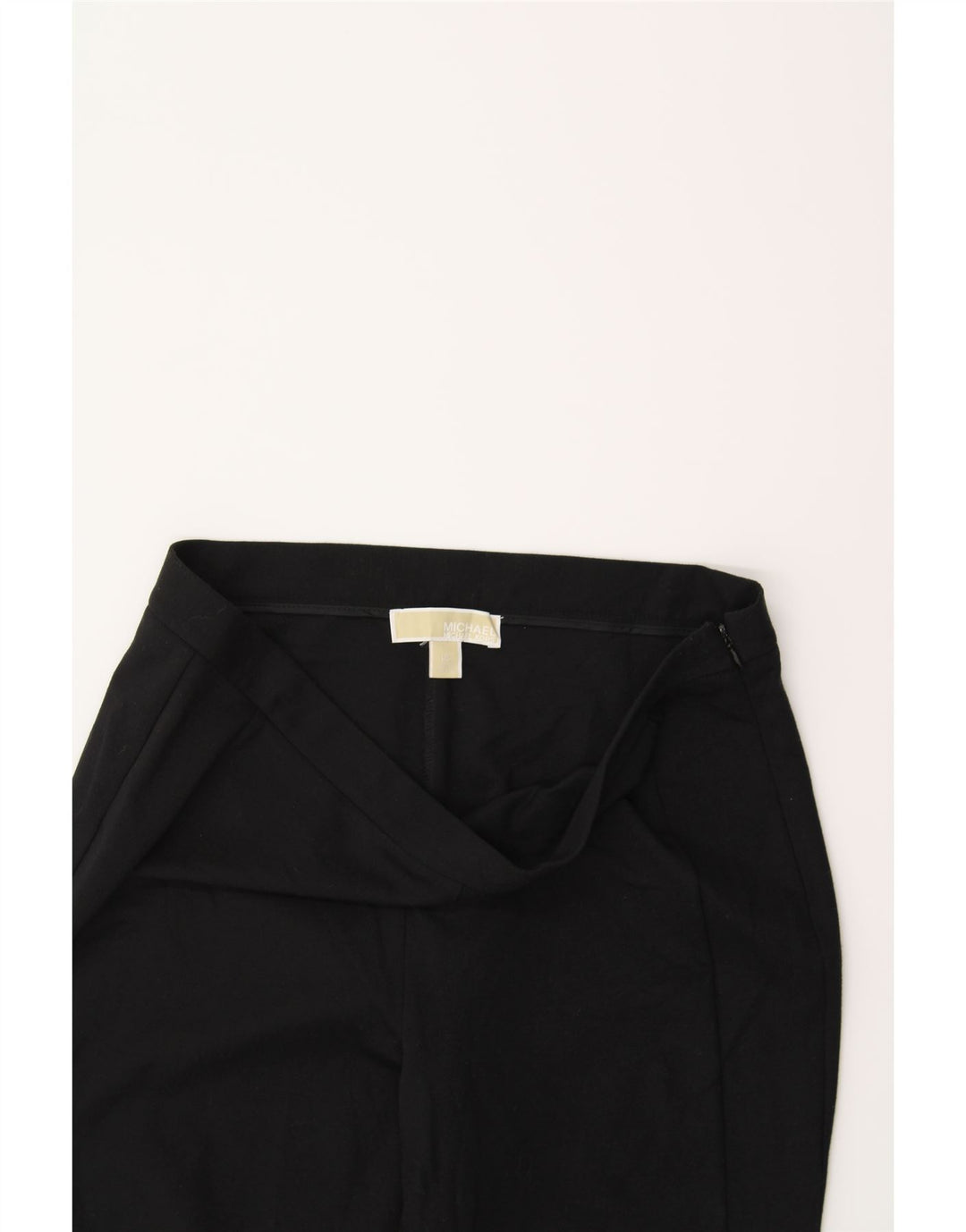 MICHAEL KORS Womens Slim Casual Trousers US 10 Large  Black Vintage Michael Kors and Second-Hand Michael Kors from Messina Hembry 
