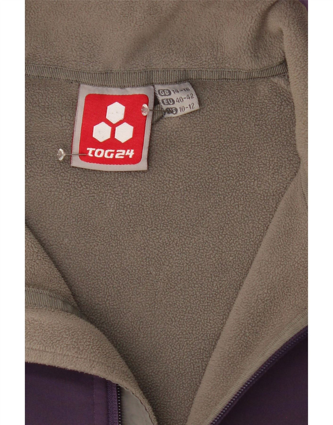 TOG 24 Womens Windbreaker Jacket UK 14/16 Large Purple Polyester Vintage Tog 24 and Second-Hand Tog 24 from Messina Hembry 