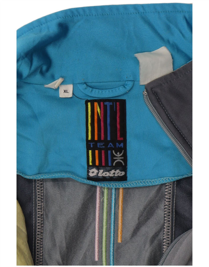 LOTTO Veste de Survêtement Homme XL Gris Colorblock