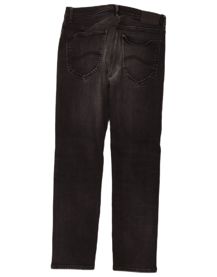 Lee Mens Daren Regular Straight Jeans W32 L30 Black Cotton
