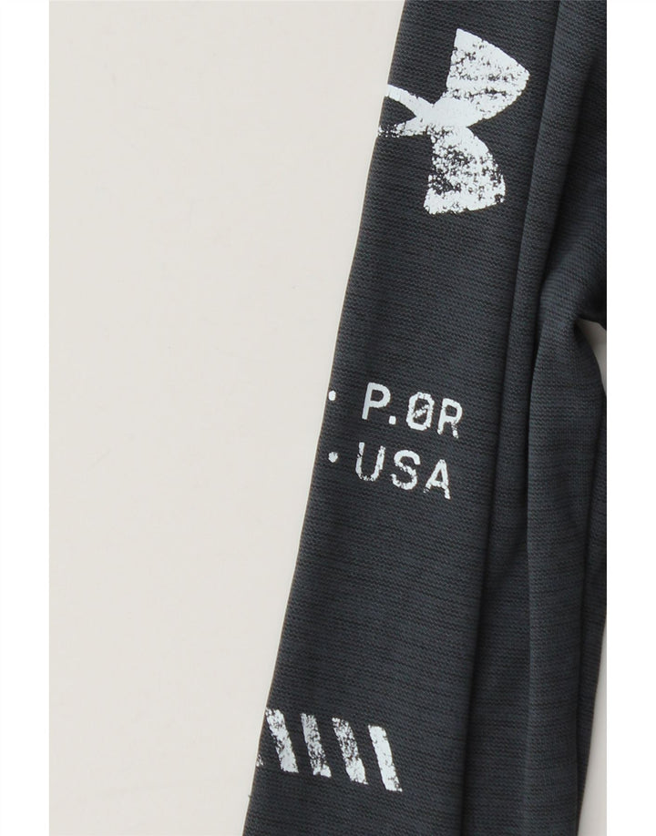 Under Armour Haut de Survêtement Graphic Pullover Garçon 9-10 Ans Gris Moyen