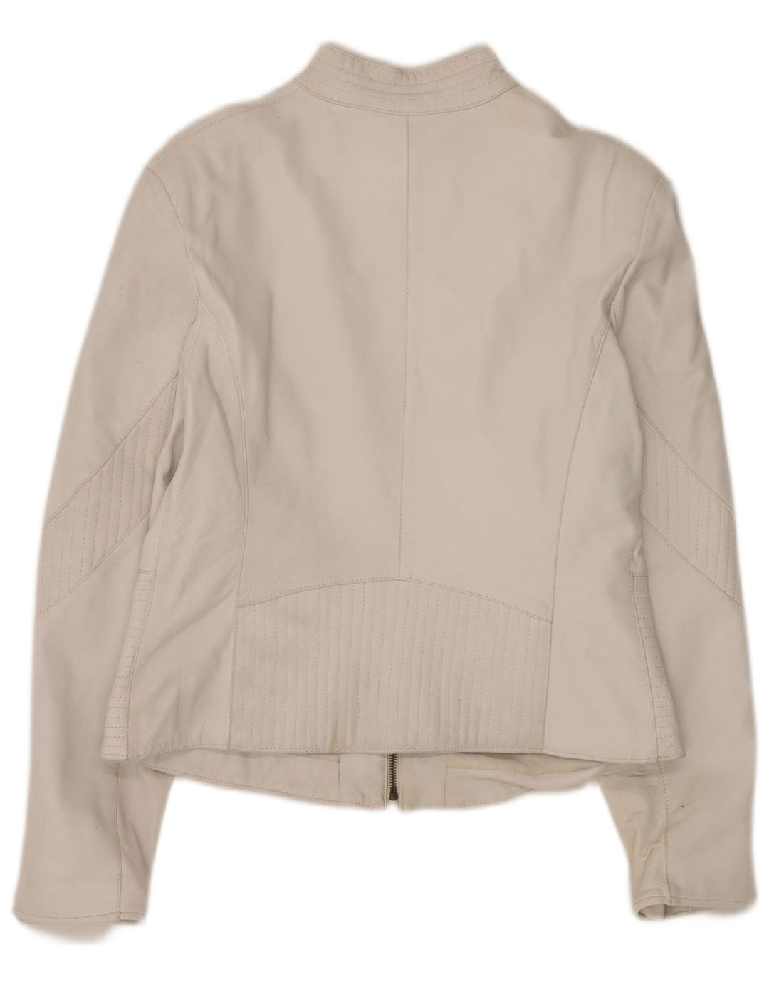 Giacca da corsa in pelle da donna Schegge IT 52 2XL Bianca