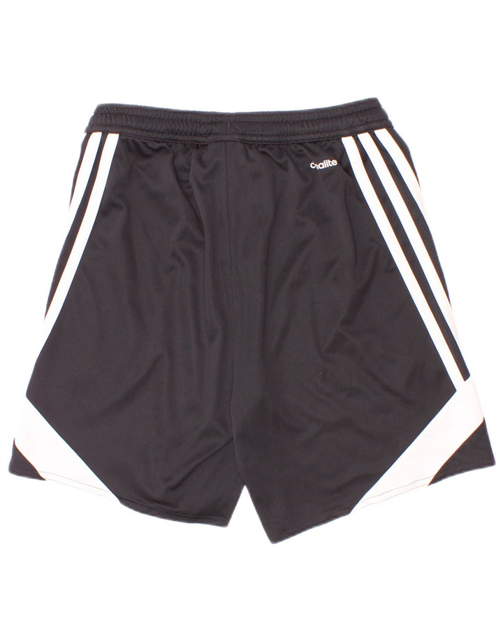 Adidas Boys Sports Shorts 9-10 år Medium Sort Colourblock Polyester