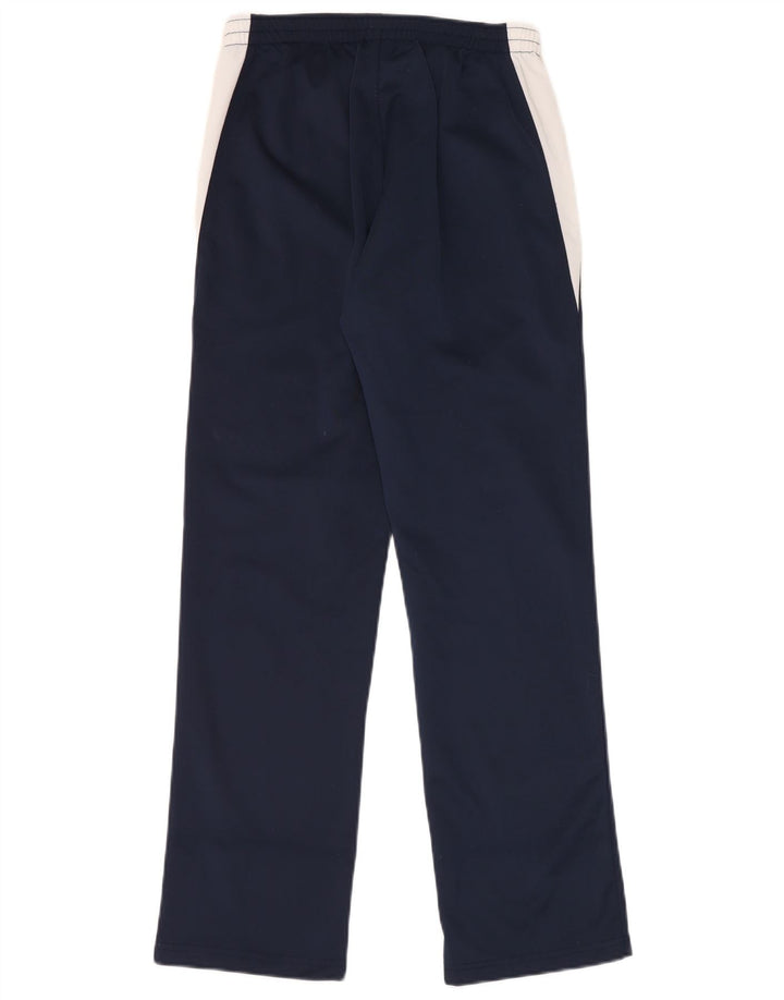 Asics Boys Tracksuit Trousers 13-14 Years  Navy Blue Colourblock Polyester