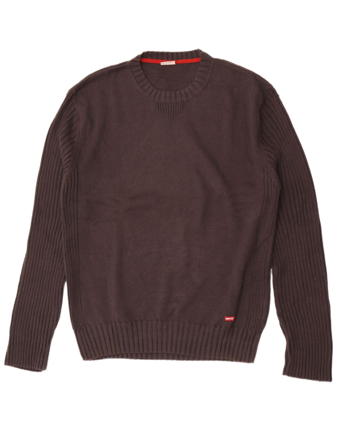 Levi's Mens Crew Neck Jumper Sweater 2XL Black Cotton