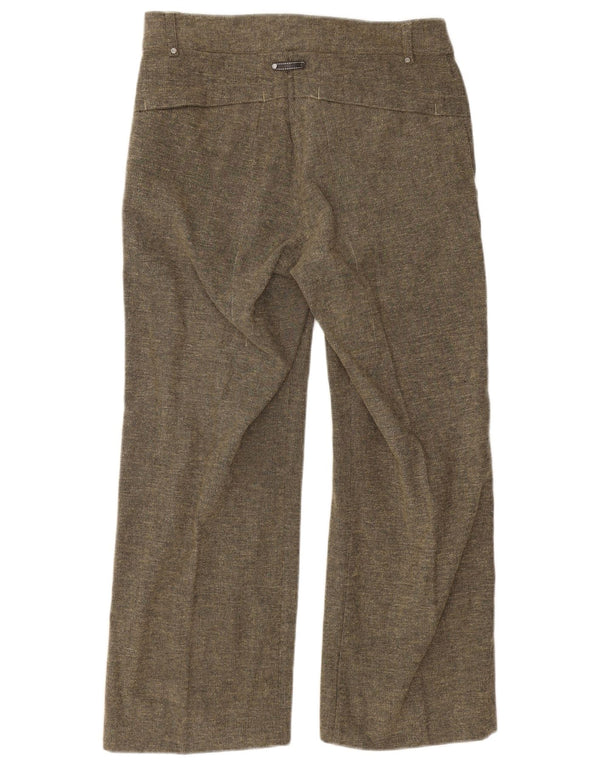 Damskie spodnie o luźnym kroju Fila UK 10 Small W28 L25 Khaki Cotton