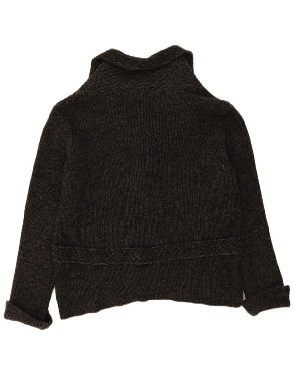 Suéter feminino Marks & Spencer Autograph Cardigan Reino Unido 22 3XL cinza manchado